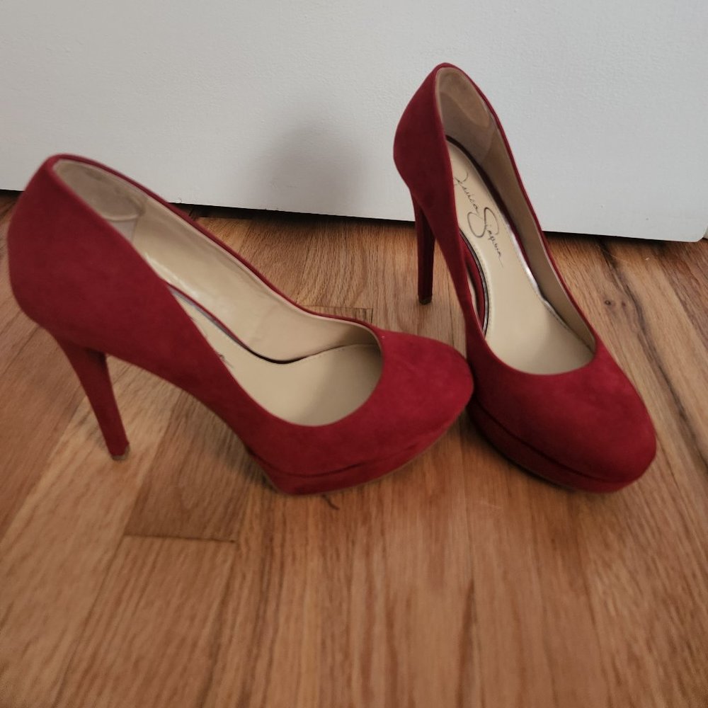 Jessica Simpson Red High Heels